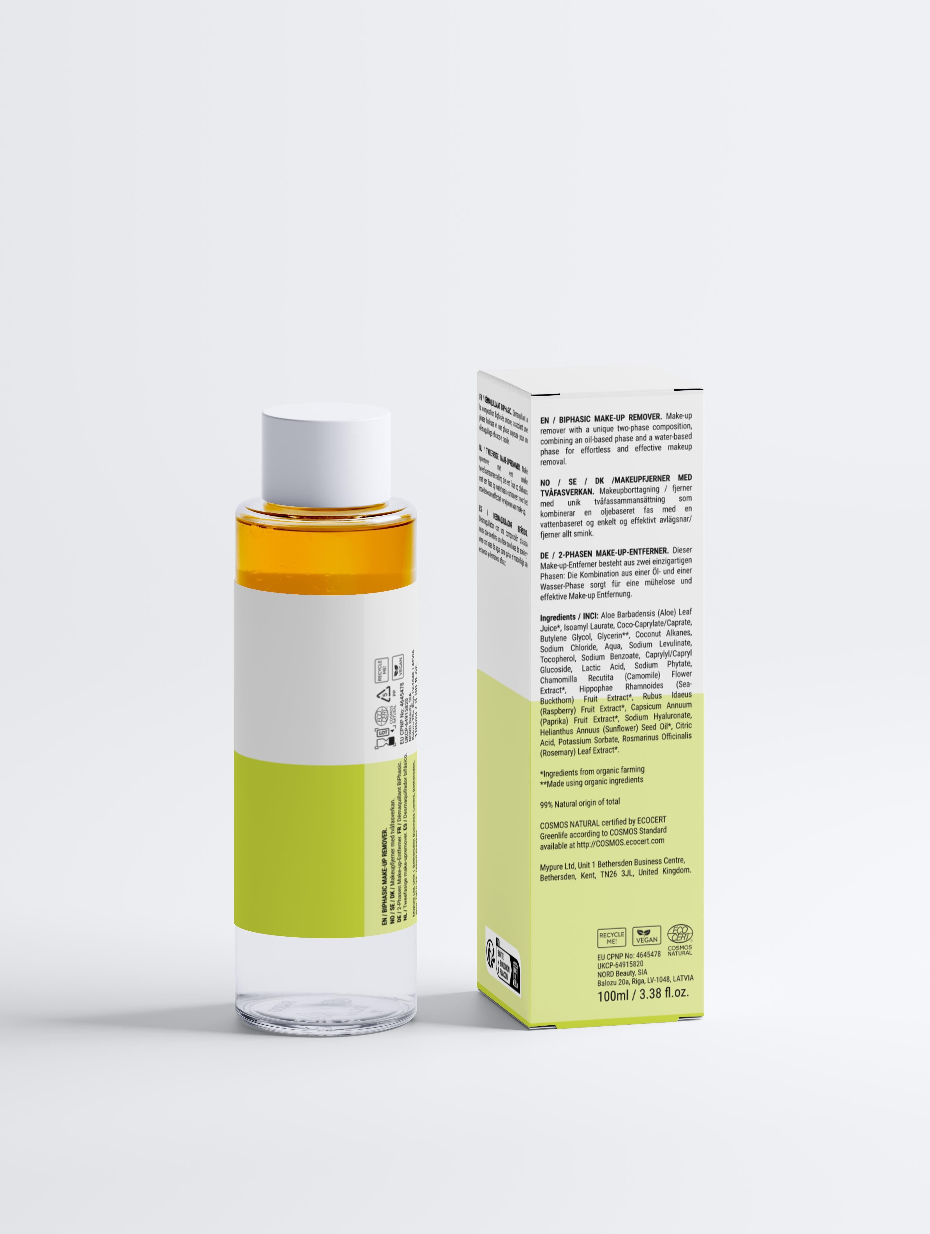 Luméra Gentle Melt Bi-Phase Makeup Remover, Fragrance Free