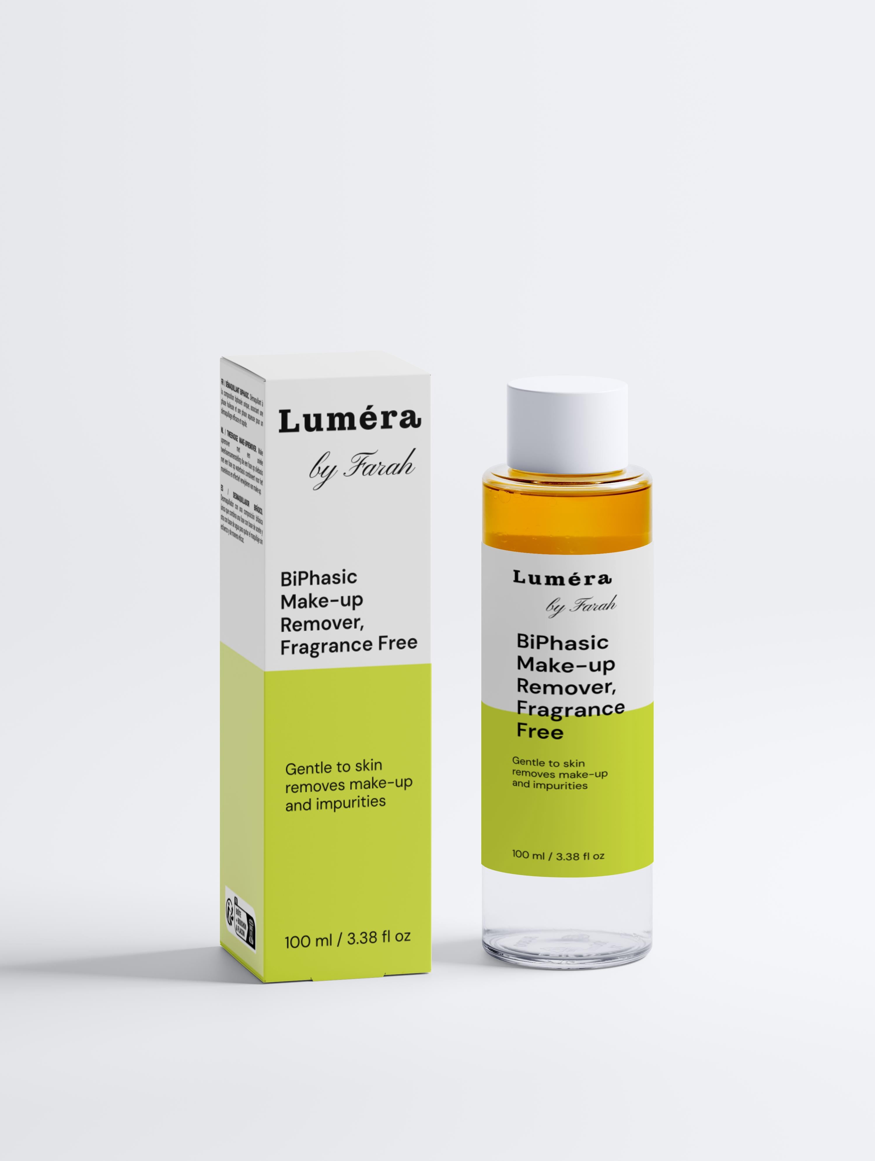Luméra Gentle Melt Bi-Phase Makeup Remover, Fragrance Free