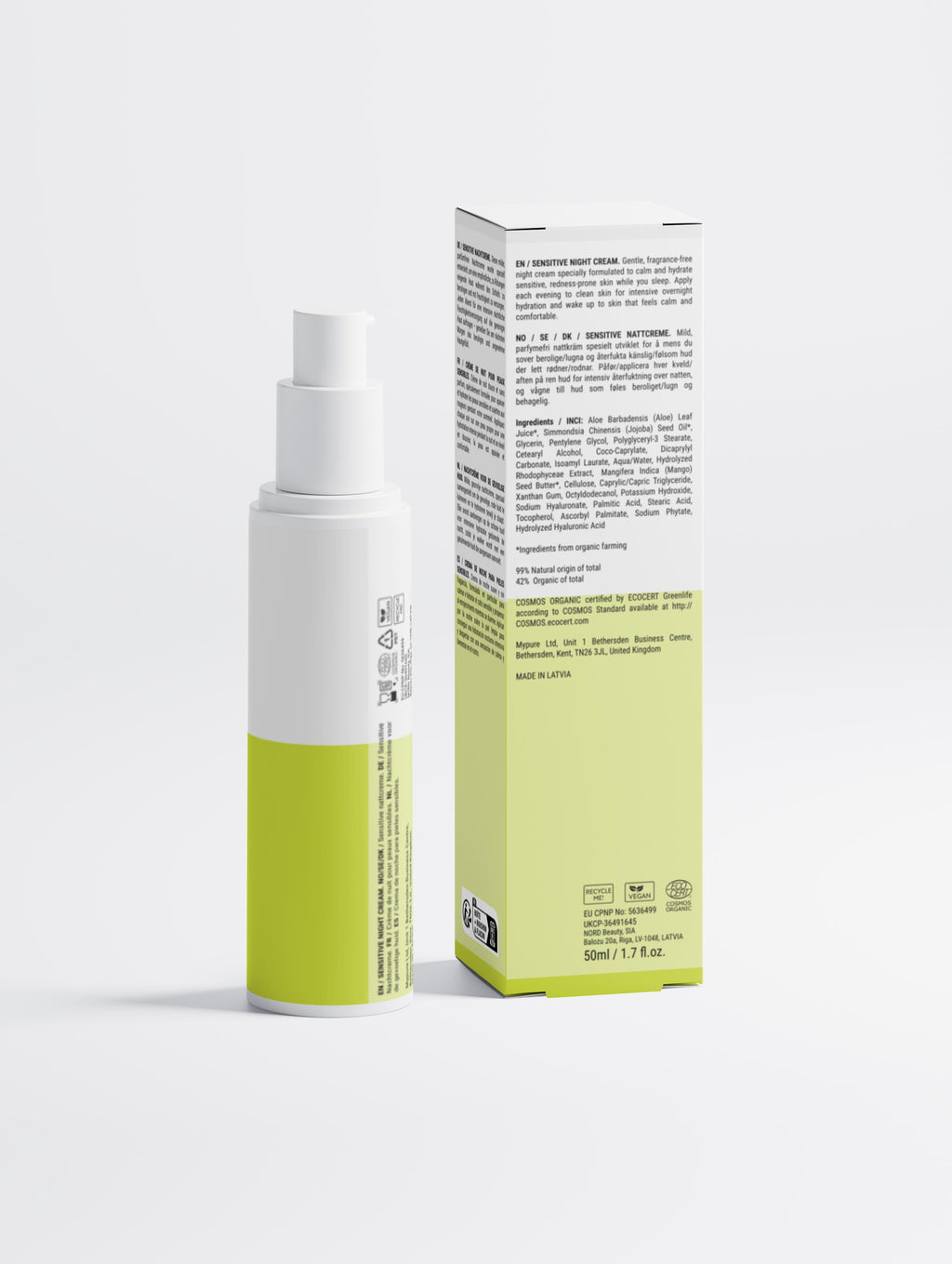 Luméra Sensitive Skin Overnight Cream, Fragrance-Free